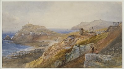 St Just United Mines, c.1870 by Thomas Hart